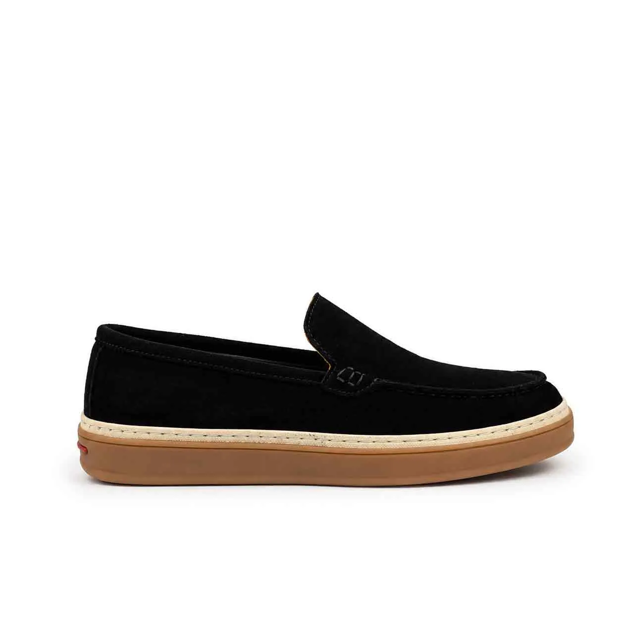 Mocassin pour homme 011 Noir daim miniature